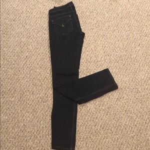 Hudson Carly Midrise Straight Dark-wash Jeans